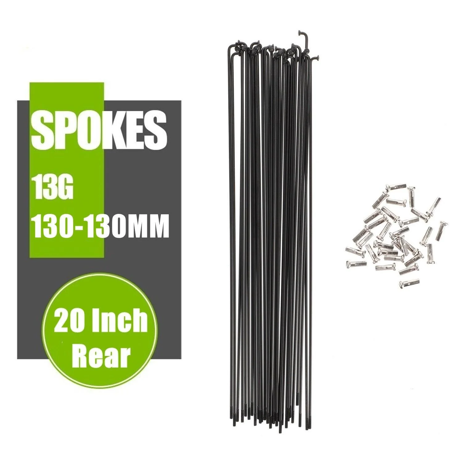 VIVI Bike 20 Inch Fat Tire Bike Spokes with Nipples - Image 23