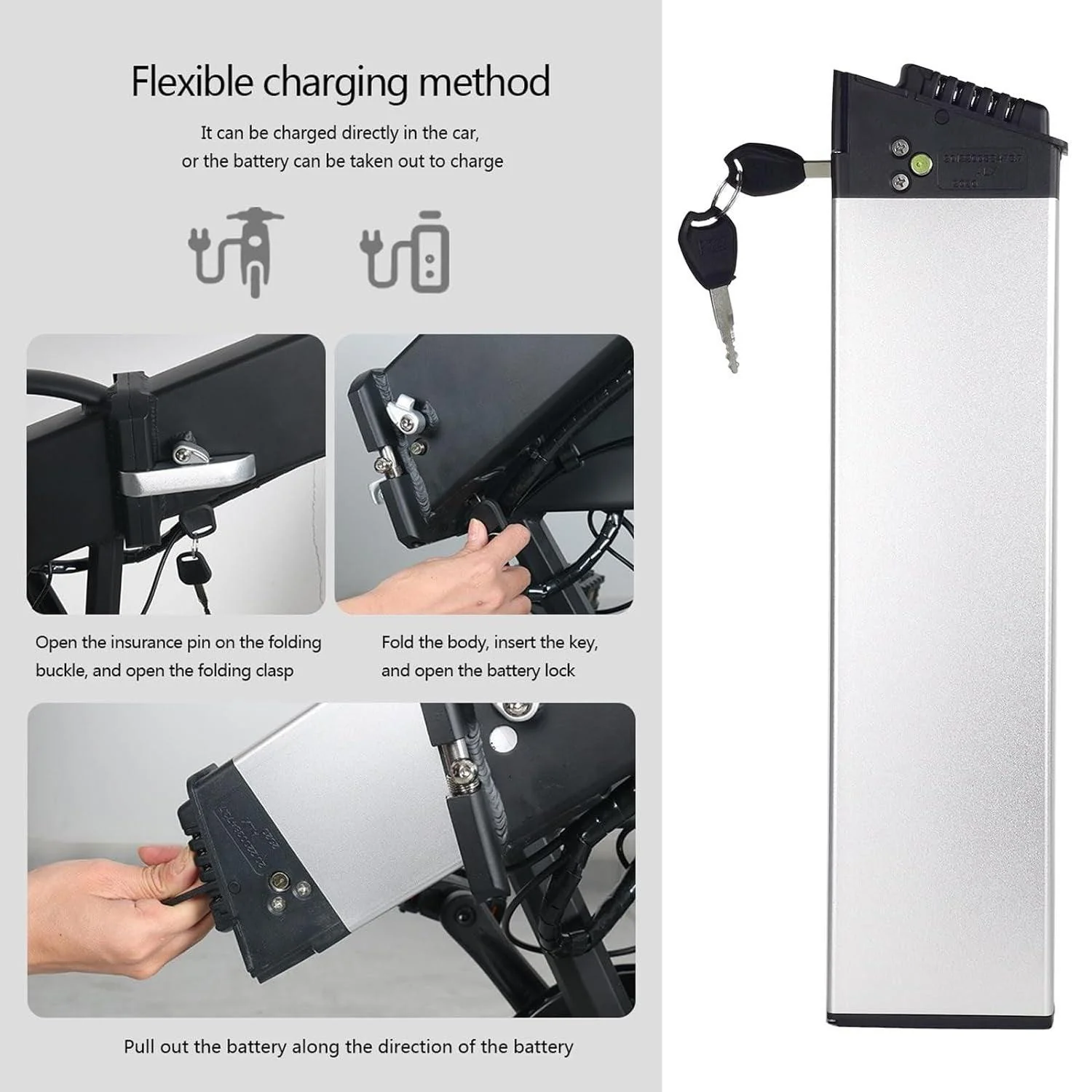 VIVI Electric Bike Battery For FM20UL Ebike - Image 4