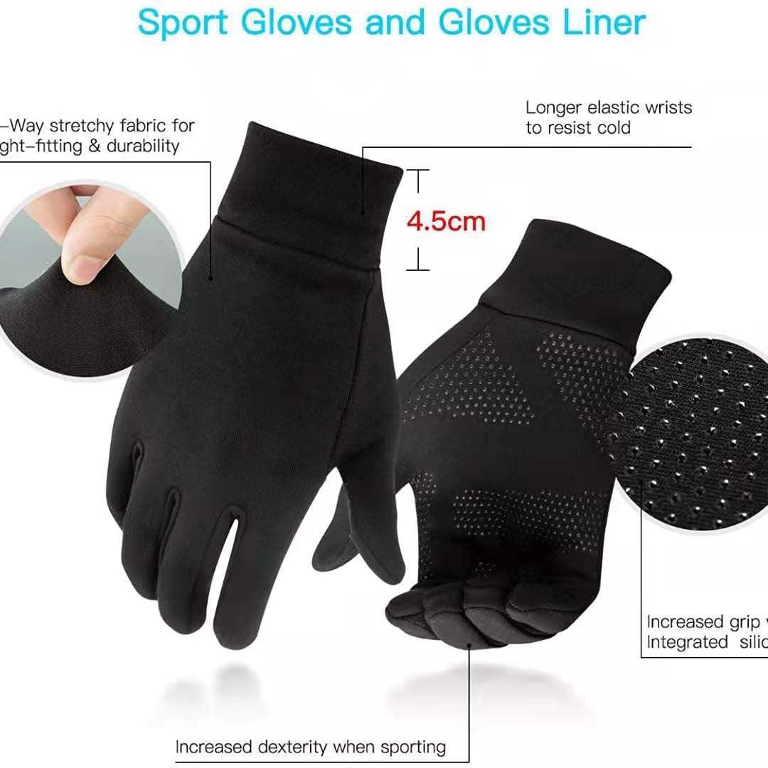VIVI Windproof Fleece-Lined Touchscreen Gloves - Image 2